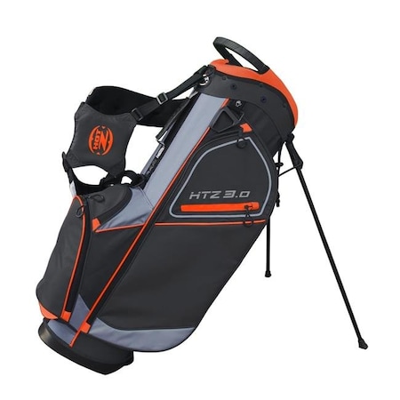 Hot-Z Golf Hot-Z 02HOT30ST2011111111BOG01 3.0 Golf Stand Bag; Black; Orange & Gray 02HOT30ST2011111111BOG01